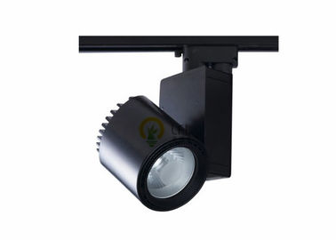 30W / 40W COB LED চিপ অ্যালুমিনিয়াম উপাদান সঙ্গে কালো / হোয়াইট LED ট্র্যাক Spotlights