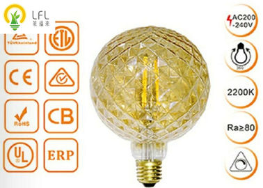 G125 হোম সজ্জা জন্য ফিলামেন্ট LED আলো, Dimmable আনারস আলংকারিক LED আলো