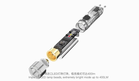 আউটডোর ক্যাম্পিং ক্লাইম্বিং LED ওয়ার্ক লাইট কারেন্ট 5V 500mA 15.6mm দৈর্ঘ্য 60.5mm