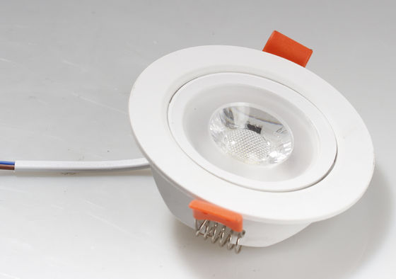 3 ওয়াট / 5 ওয়াট / 7 ওয়াট ইকো প্লাস্টিক LED SMD ডাউনলাইট 97Ra 550lm