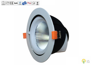 360 ডিগ্রি বহিরাগত LED Downlights, কালো 6000k LED Downlights ঘোরান